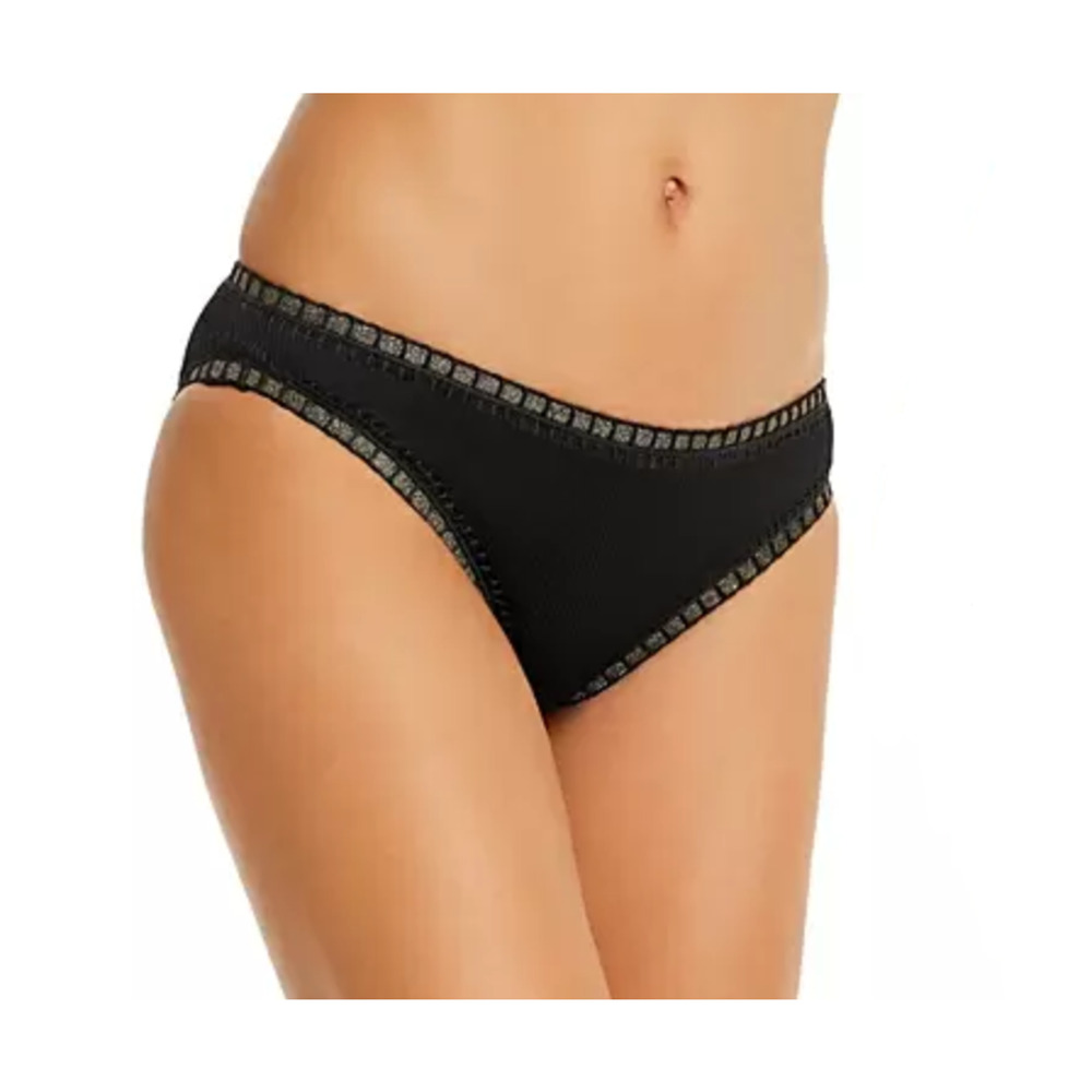 Platinum inspired by Solange Ferrarini Bikini Bottom Black Size S